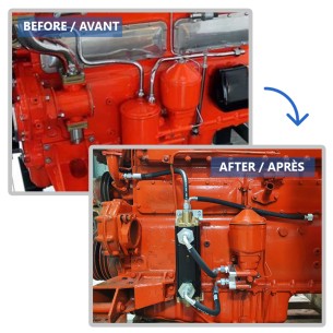 Kit de remplacement échangeur d'huile DS11M 2