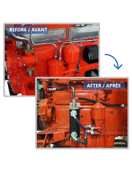 Kit de remplacement échangeur d'huile DS11M