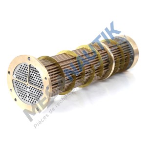 Cooler core, water exchanger