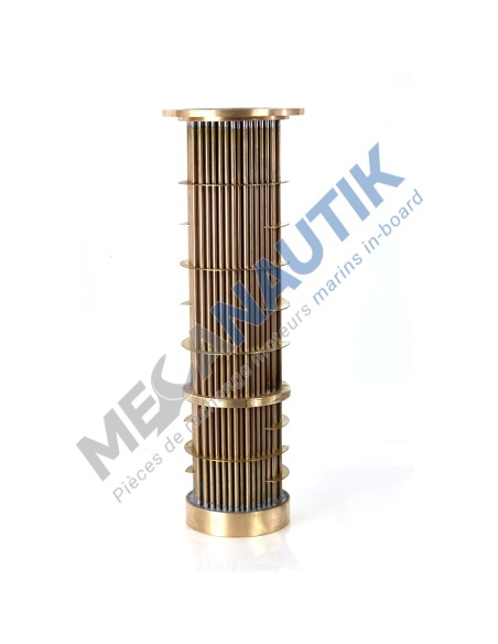 Cooler core, water exchanger