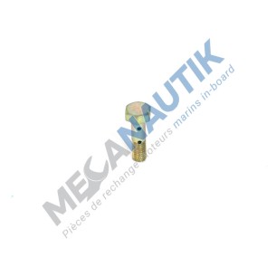 Tornillo hueco doble evacuación sobras inyector