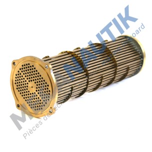 Cooler core, water exchanger