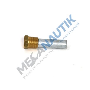 Zinc anode with plug 1/2"G Cummins