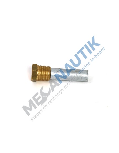 Anodo de zinc completo con tapon 1/2" Cummins