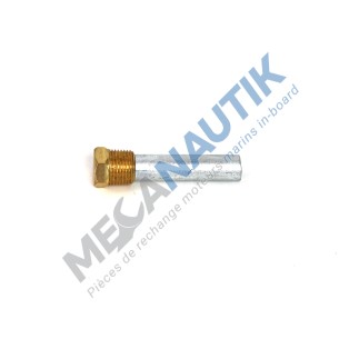 Zinc anode with plug 3/8"NPT Cummins 2