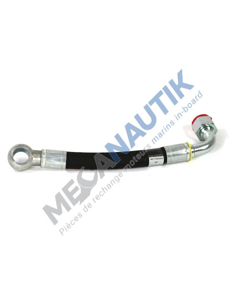 Water flexible hose, turbocharger support