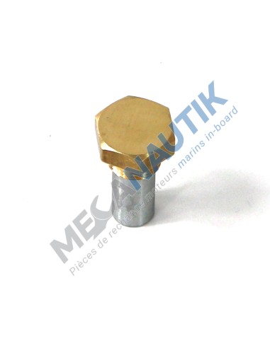 Zinc anode with plug M18  16081580D