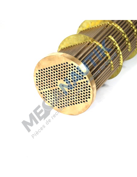 Cooler core, water exchanger