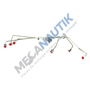 Nappe de tubes d'injection simple enveloppe