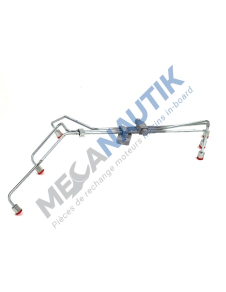 Shielded injection pipe set