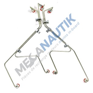 Nappe de tubes d'injection simple enveloppe