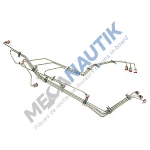 Nappe de tubes d'injection simple enveloppe