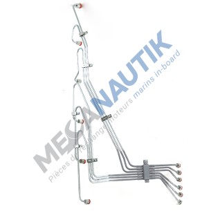 Nappe de tubes d'injection double enveloppe