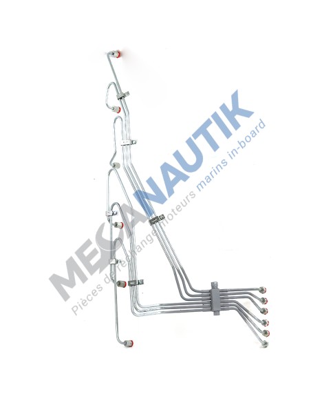 Nappe de tubes d'injection double enveloppe