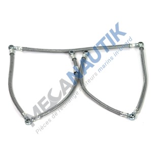 Flexible hose, injector fuel leak off