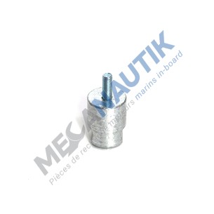 Zinc anode without plug M8 Yanmar