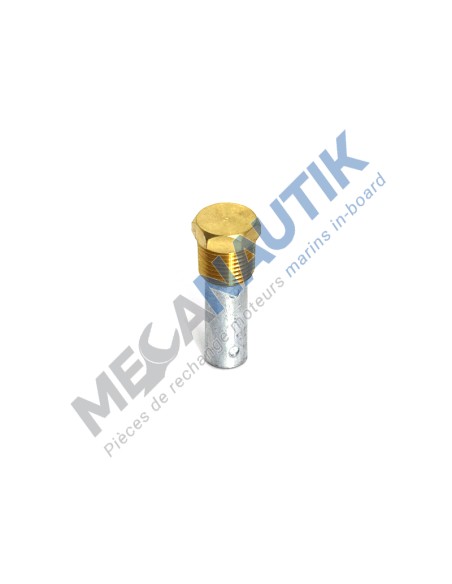 Anodo de zinc completo con tapon 1/2" John Deere