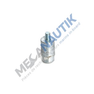 Zinc anode without plug M8 Yanmar