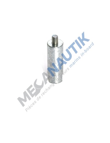 Anode de zinc sans bouchon M8 Yanmar  27210-200550 & 196420-02441 & 196420-02442 & 177301-54900 & 27210200550 & 19642002441 & 19642002442 & 17730154900