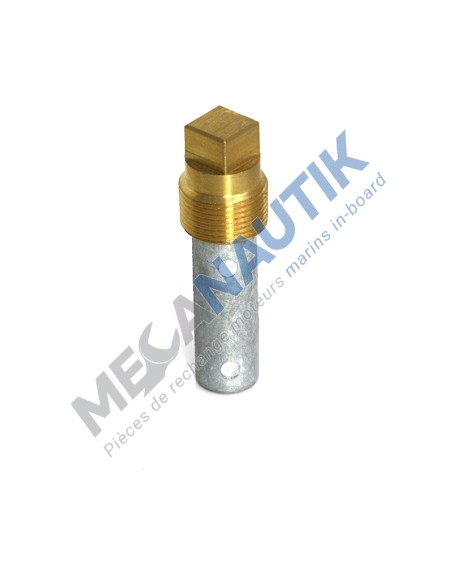 Zinc anode with plug 5/8" Detroit Diesel