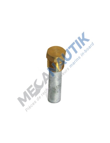 Zinc anode with plug 1/2" ONAN  130-6228 & 1306228