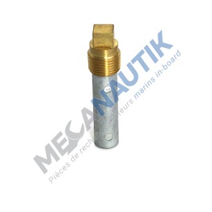 Anodo de zinc completo con tapon 1/2" Detroit Diesel
