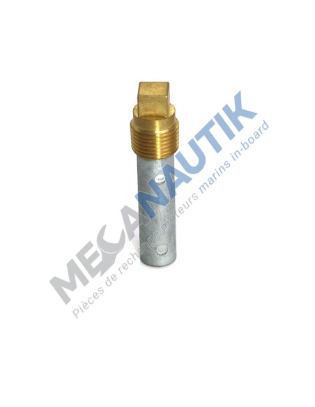 Anode de zinc avec bouchon 1/2" Detroit Diesel