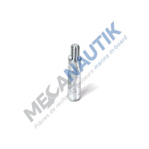 Anode de zinc sans bouchon 1/4" CAT