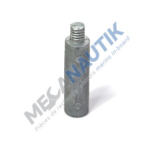 Zinc anode without plug