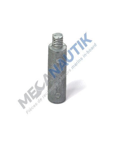 Zinc anode without plug 