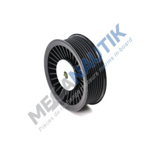 Galet strié Ø 95 mm Ø in 10 mm