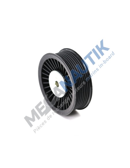 Galet strié Ø 95 mm Ø in 10 mm